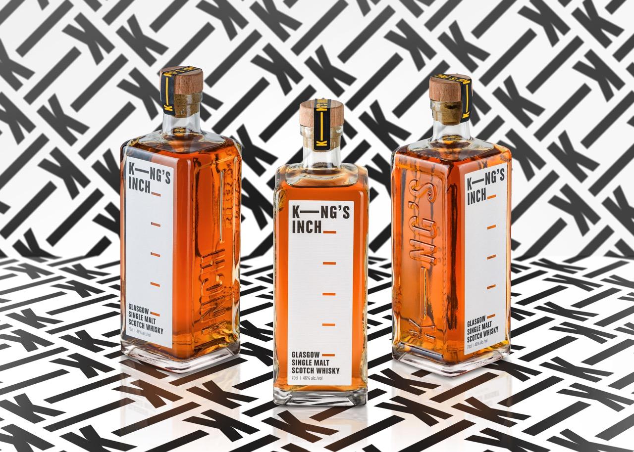 King's Inch Whisky Brand Identity and Bottle Packaging Design
