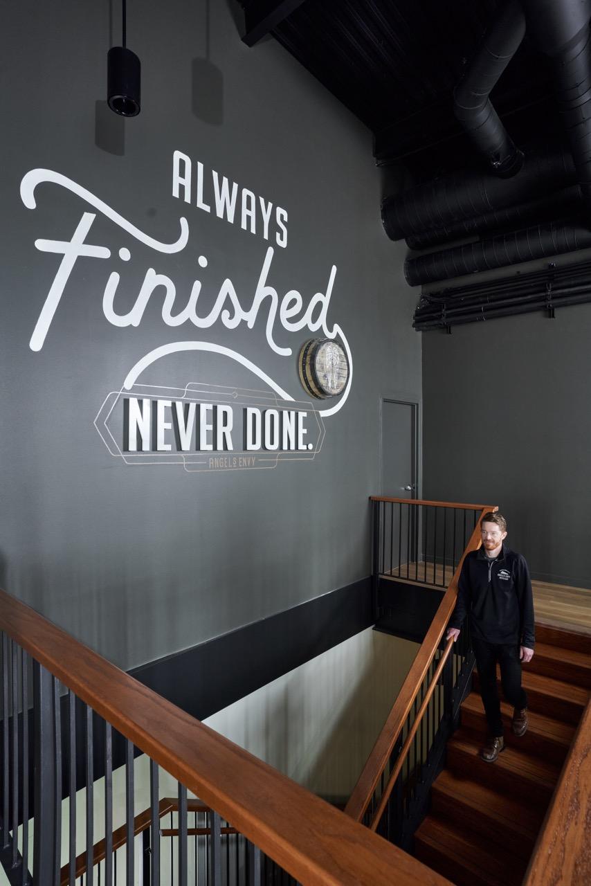 Angel's Envy Distillery Brand Home Design | Contagious Environments