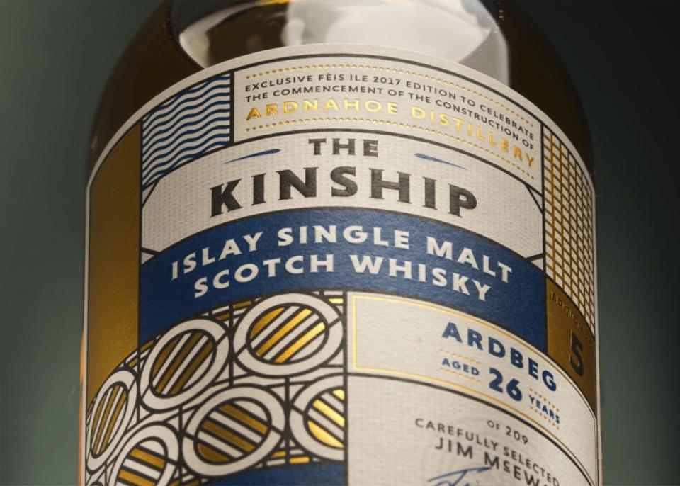 Ardnahoe Kinship Islay Whisky Collection brand and Packaging
