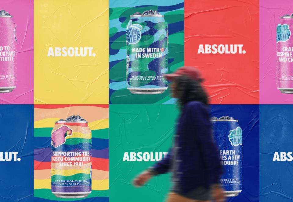 Absolut Vodka Cocktails in a Can