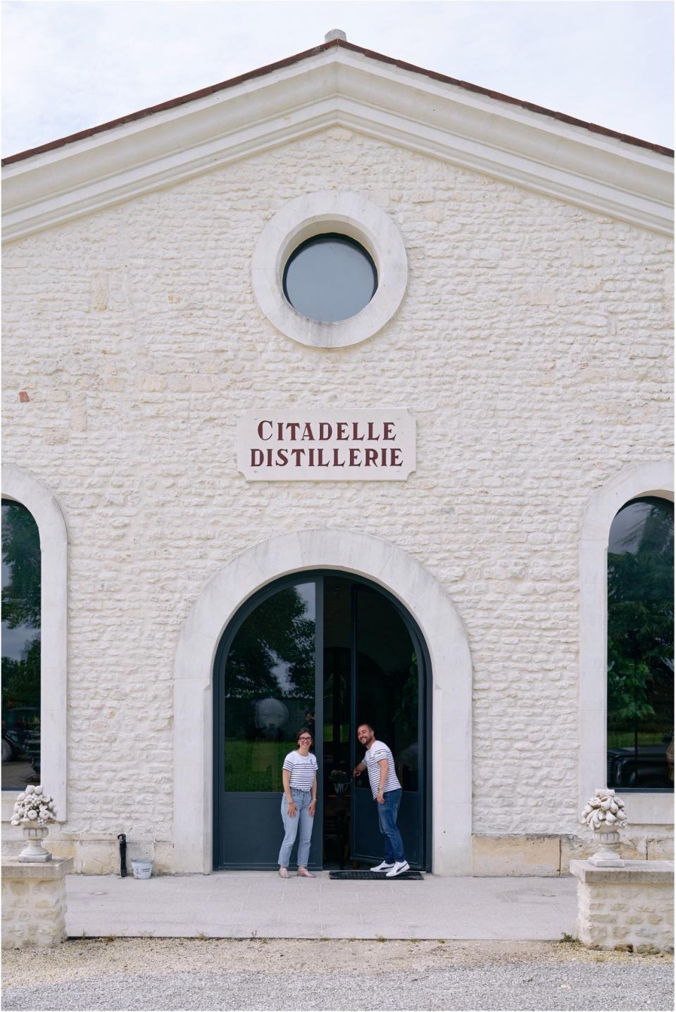 Team at distillery